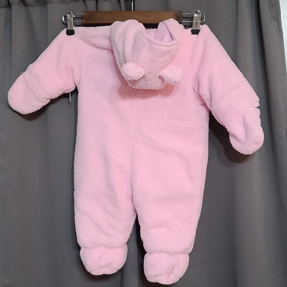 Falls Creek Baby NWT baby girl  winter zip up hooded‎ bunting 3-6 months